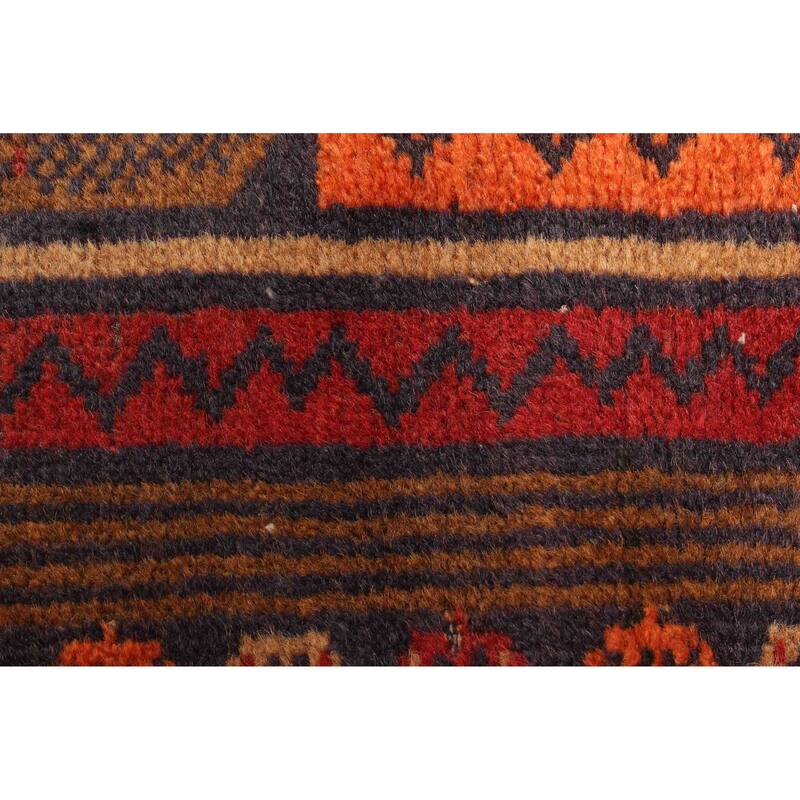 ECARPETGALLERY Hand-knotted Teimani Red Wool Rug - 3'0 x 4'5