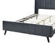 preview thumbnail 20 of 72, Twin/Full/Queen Size Velvet Upholstered Platform Bed Frame with Headboard and Wooden Slats Support, No Box Spring Needed