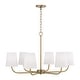preview thumbnail 4 of 2, Brody 6-Light Chandelier - 34.50"W x 21"H