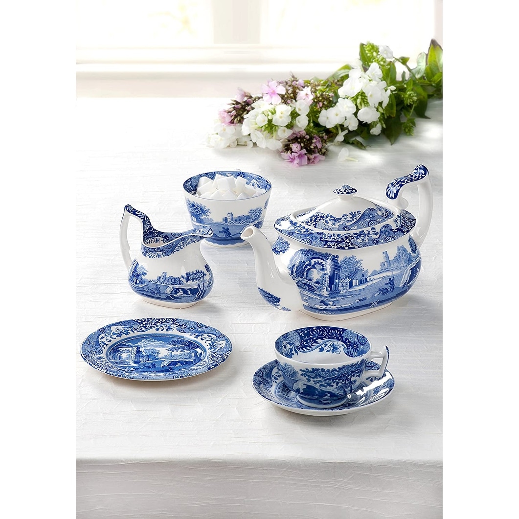 Spode flashed crockery