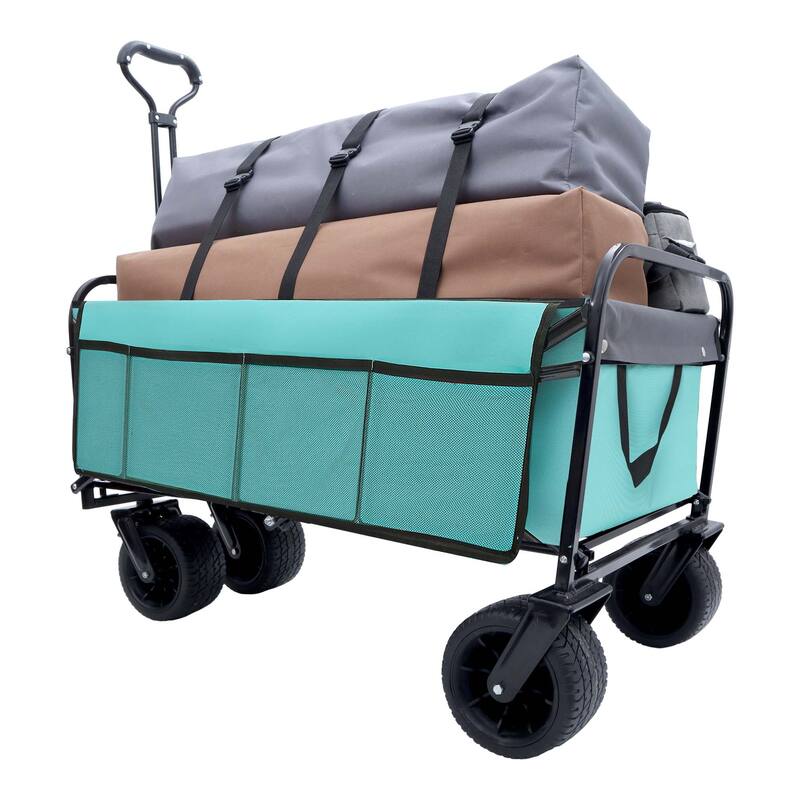 3.1 cu ft. Steel Foldable Wagon Cart