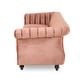 preview thumbnail 8 of 19, Bowie Glam Velvet Sofa by Christopher Knight Home