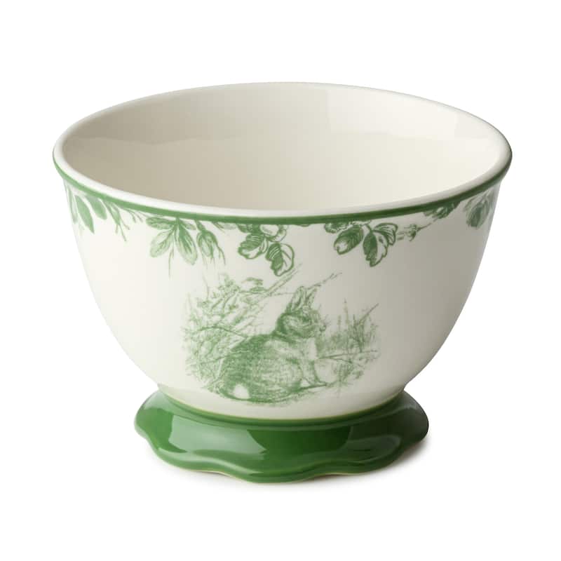 Certified International Le Jardin Set of 4 Ice Cream Bowl 5.25" x 3" 4 asst - 5.25"W x 5.25"D x 3.5"H
