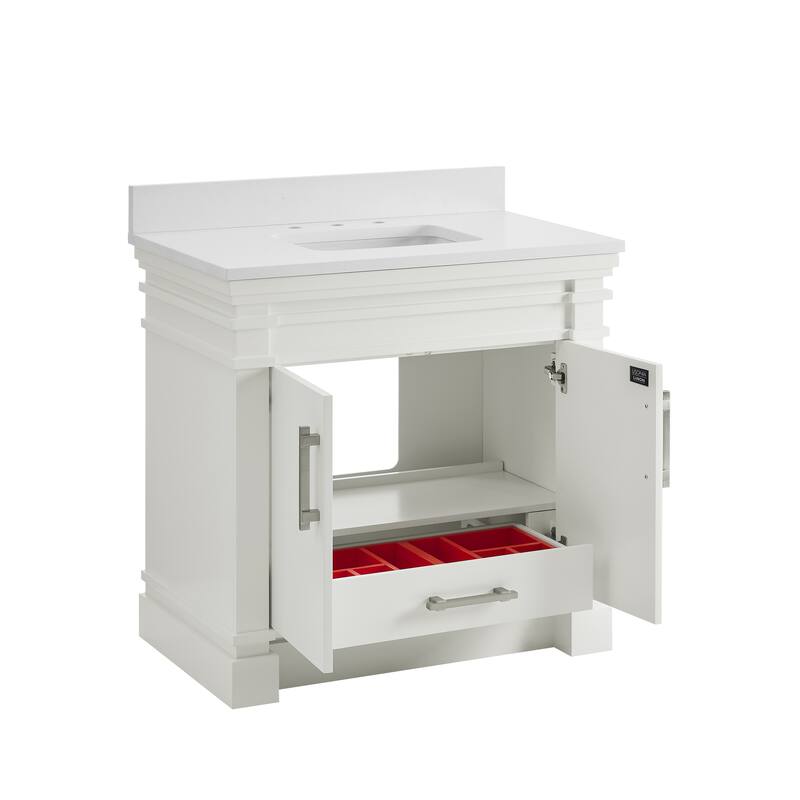 Frank Lloyd Wright USONIA® Harmony 36-inch Wood Sink Vanity