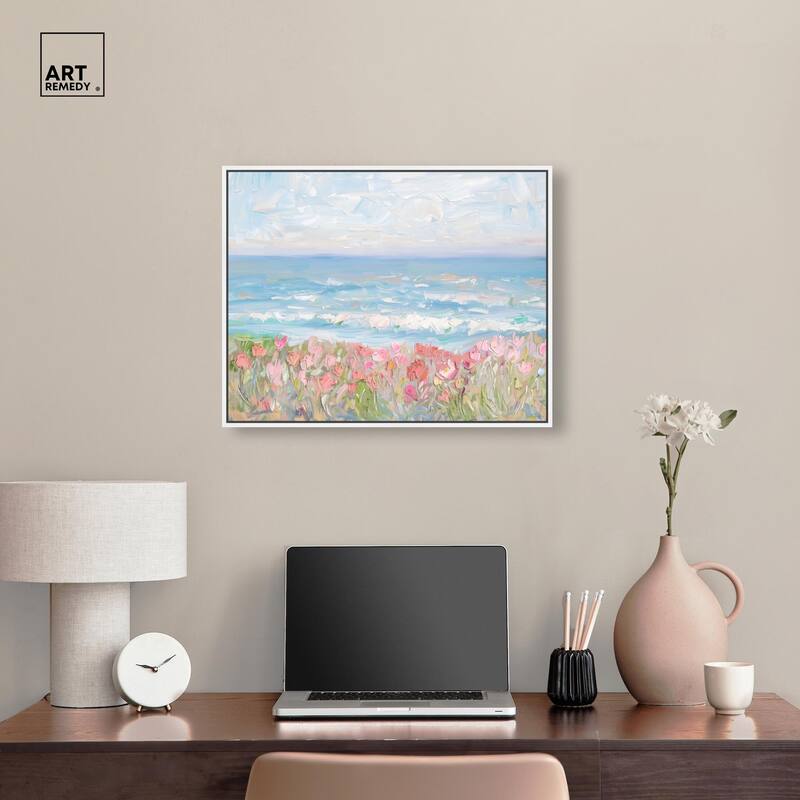 Waves of Peace Canvas by Art Remedy