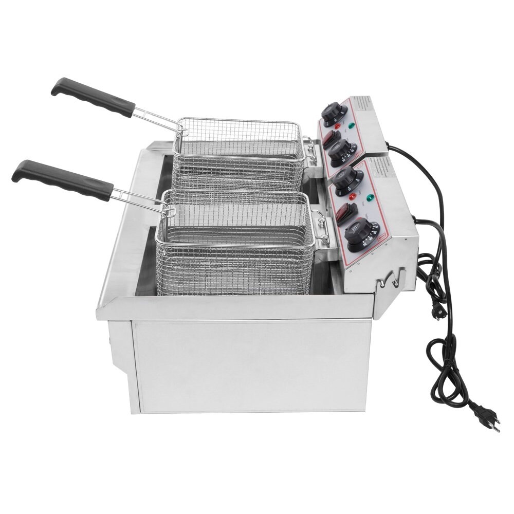ZOKOP 12.5qt 24.9QT Stainless Steel Faucet Deep Fryer 1700W Max