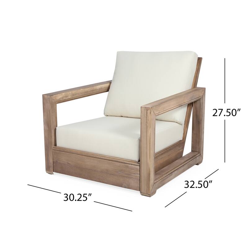 Westchester 4-piece Acacia Patio Chat Set by Christopher Knight Home