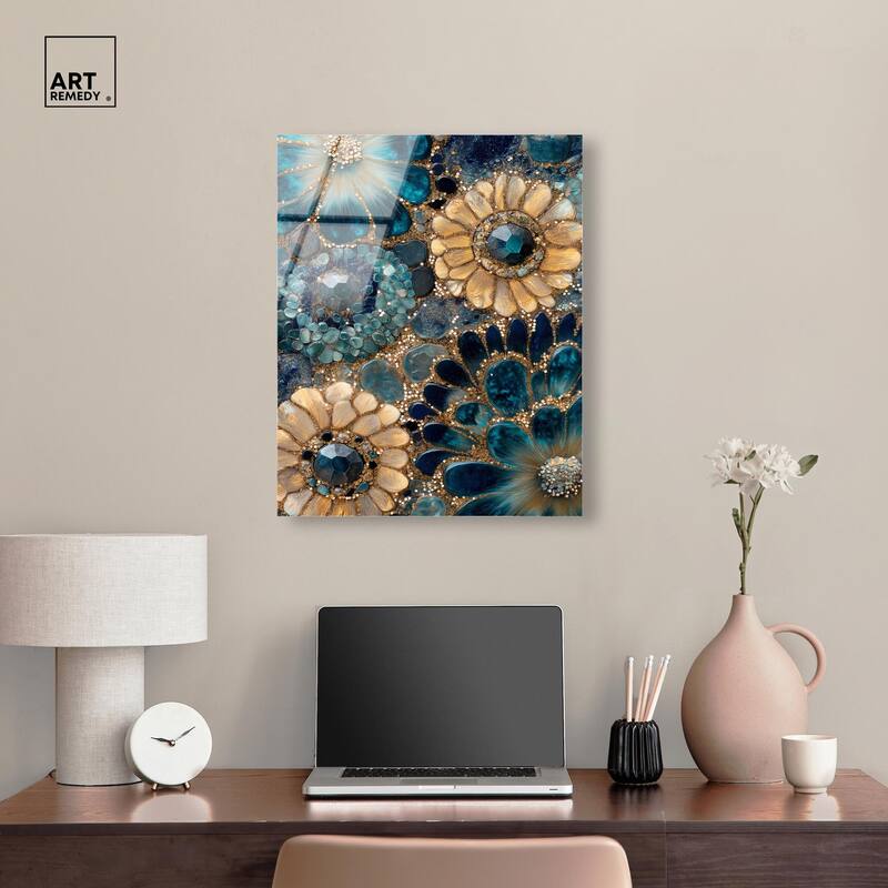 Opulent Geode III Acrylic by Art Remedy, Ready to Hang