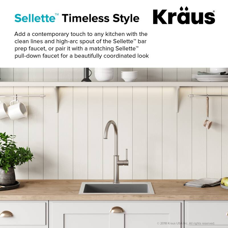 Kraus Sellette 1.8 GPM Deck Mounted Single Handle Bar Faucet with