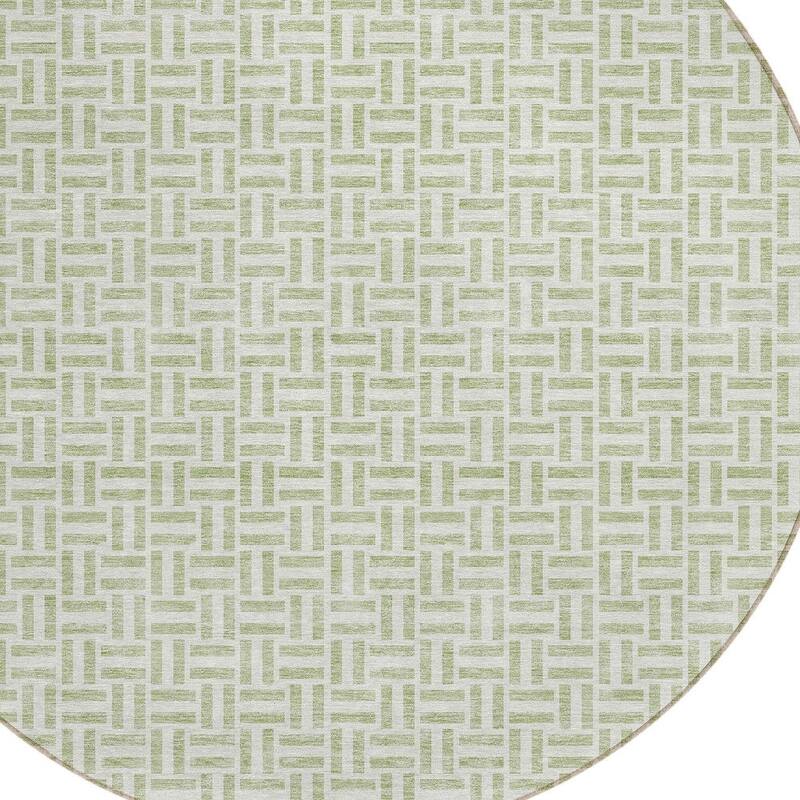 HomeRoots Geometric Transitional Rectangle Outdoor Rug