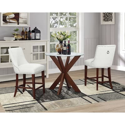 Allard Espresso Counter Height Dining Table (Table Only)