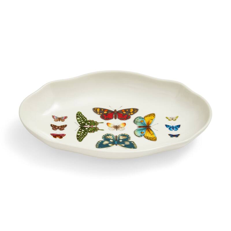 Portmeirion Botanic Garden Harmony Pickle Dish - 8.5 in