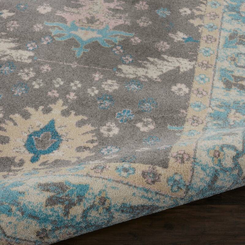 Nourison Tranquil Oriental Floral Medallion Area Rug