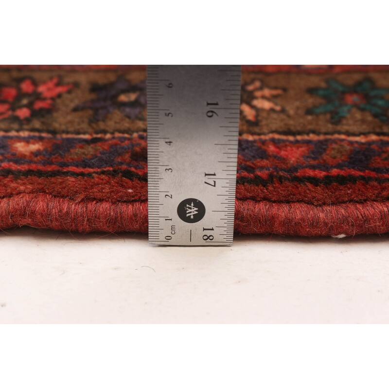 ECARPETGALLERY Hand-knotted Andelz Red Wool Rug - 3'3 x 4'9