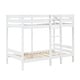 preview thumbnail 2 of 4, Twin over Twin Size Wood Bunk Bed with Ladder and Fence for Kids, Boys and Girls, Bedroom