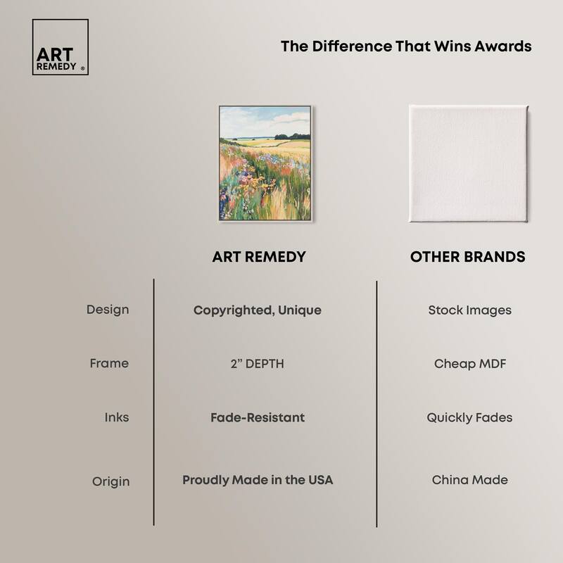 Open Field I Canvas by Art Remedy