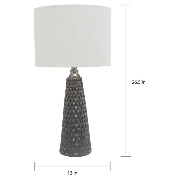Jameson Textured Ceramic Table Lamps (Set of 2)