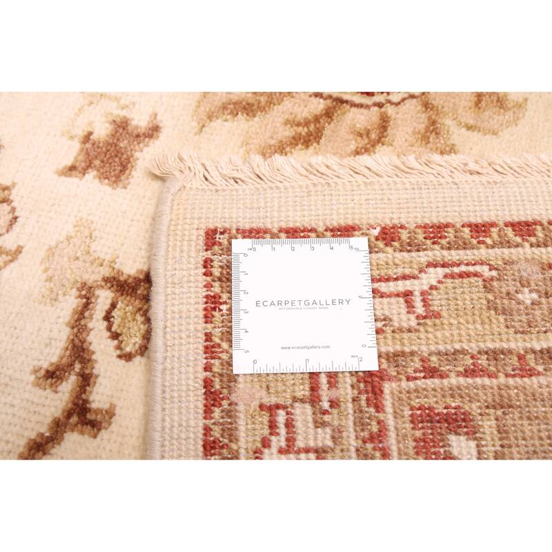 ECARPETGALLERY Hand-knotted Jamshidpour Cream Wool Rug - 8'0 x 9'11