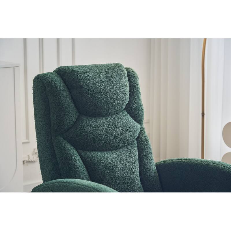 Accent Armchair Chair Rocking Chair With Adjustable Footrest