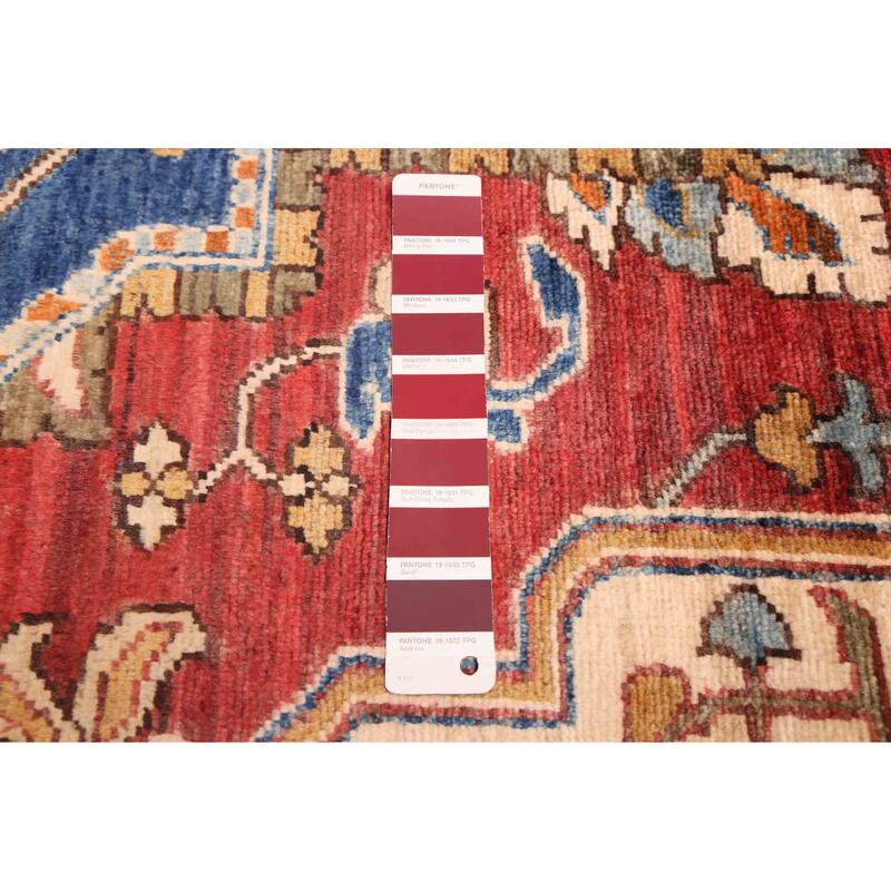 ECARPETGALLERY Hand-knotted Aryana Red Wool Rug - 9'10 x 12'2