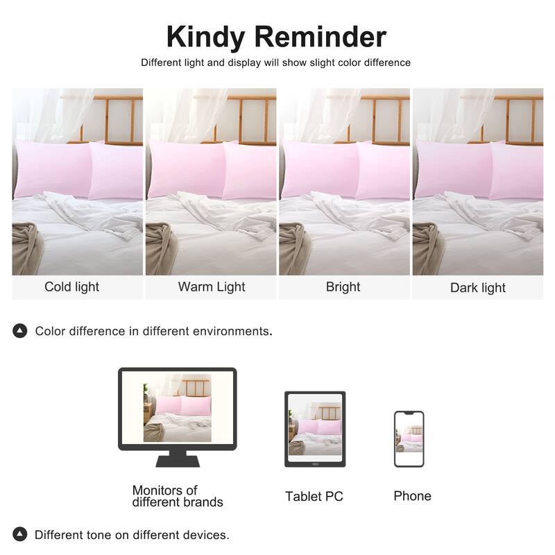 2Pcs Washed Microfiber Pillowcases Soft Envelope