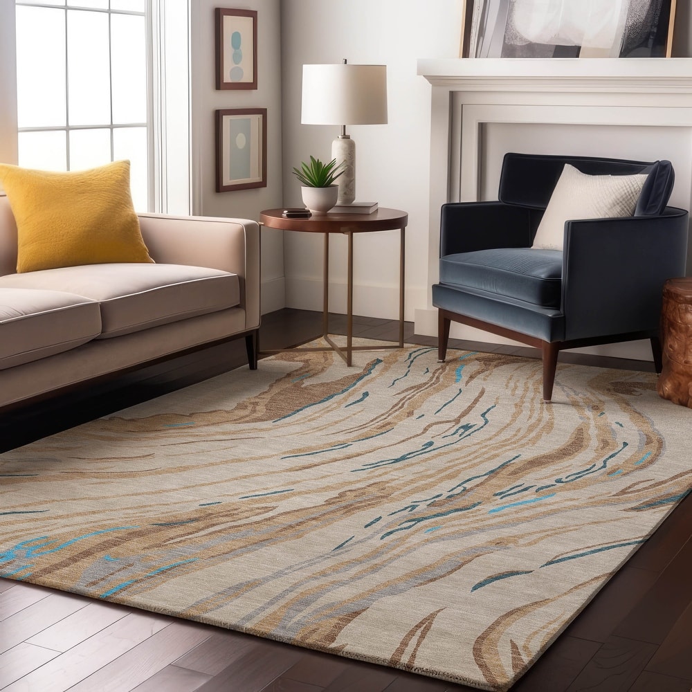 Premium Washable Super Soft Abstract Contemporary Mayfield Rug