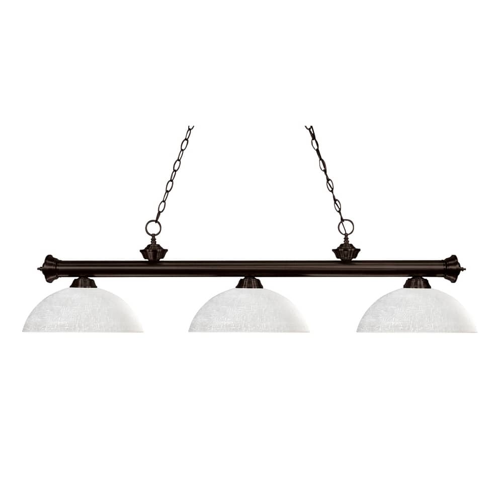 Z-Lite Riviera 3 Light 57" Wide Billiard Multi Light Pendant with