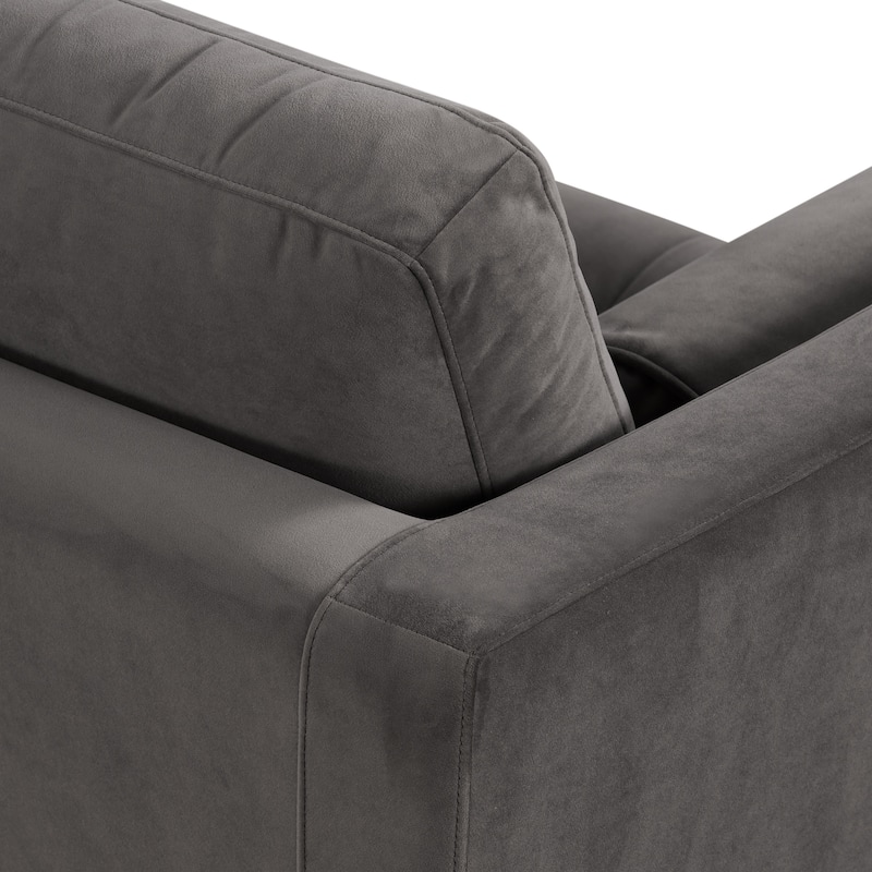 Poly & Bark Napa 104.5" Fabric Right Sectional Sofa