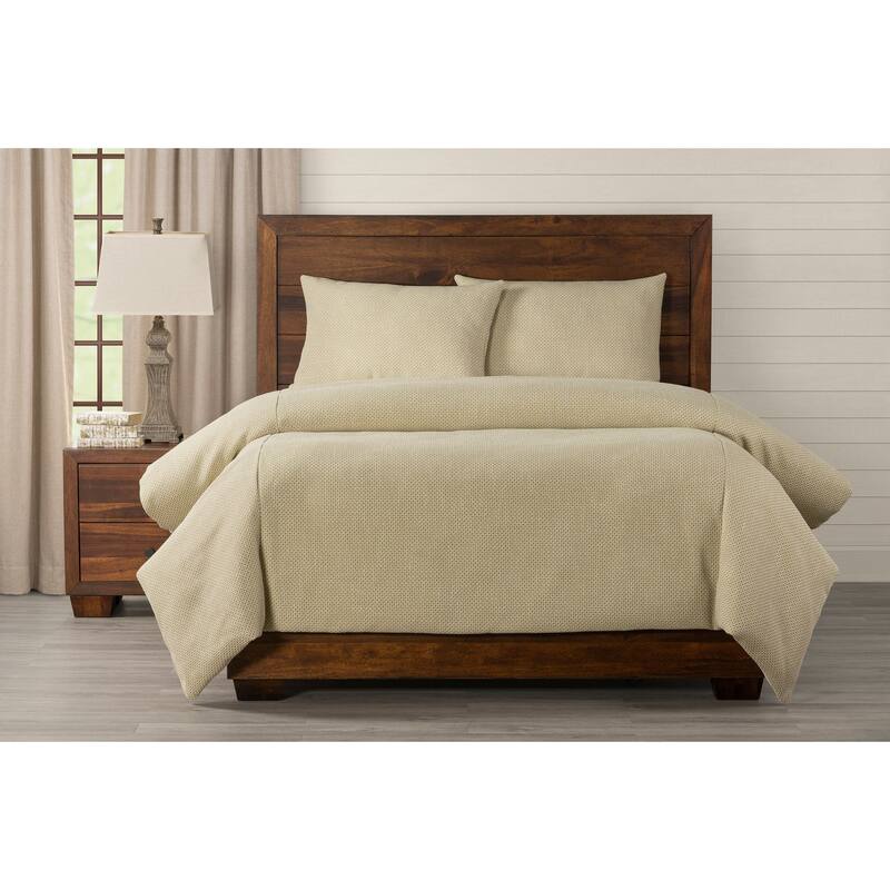Smithsonian Lattice Weave Duvet Cover Set