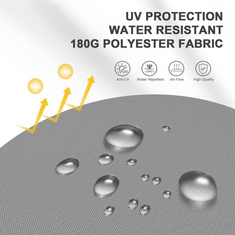 Autlaycil 15ft Retangle Patio Umbrella with Solar Lights & Base