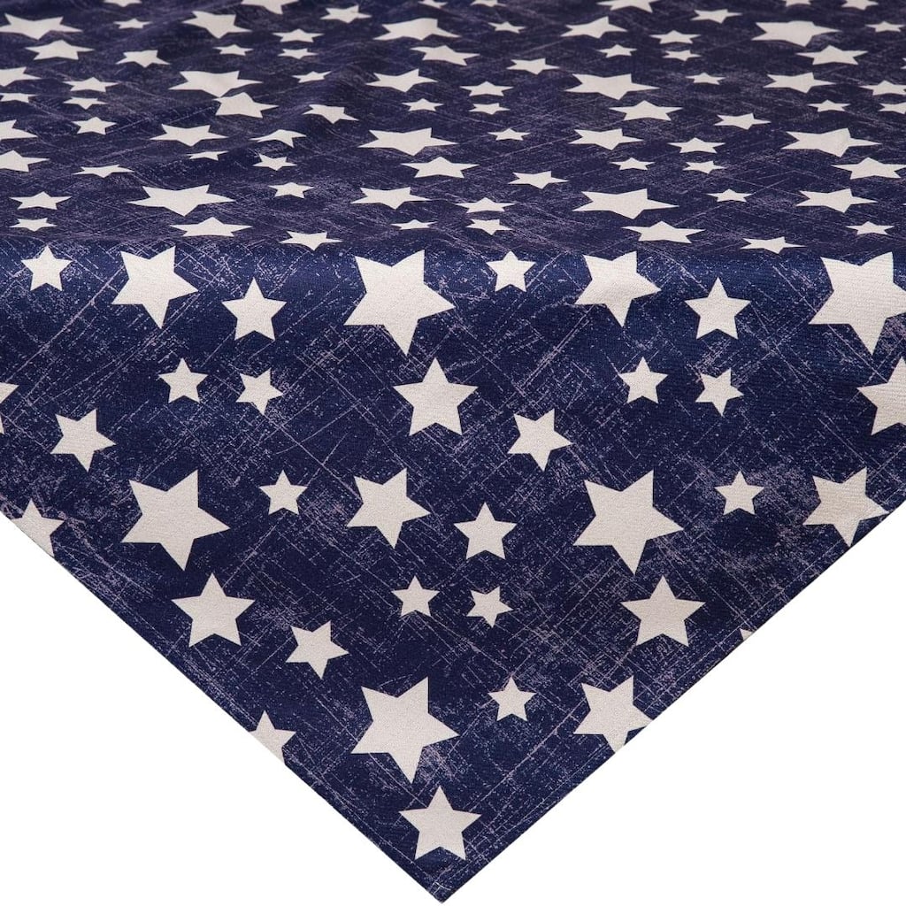 Transpac Fabric Table Throw Stars Home Decorations Spring