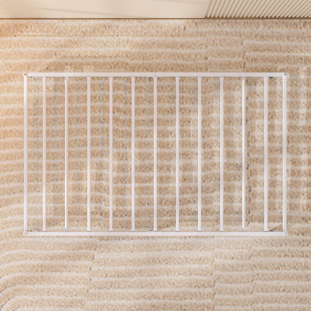 VECELO Daybed Metal Platform Bed Frame Twin Size, White Daybed