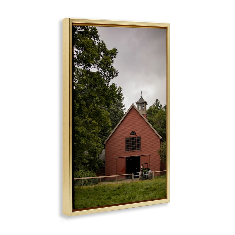 Stupell Traditional Tractor & Farmhouse Framed Floater Canvas Wall Art Design By Aaron Matheson