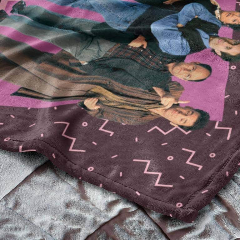 Seinfeld The Gang Silk Touch Throw Blanket