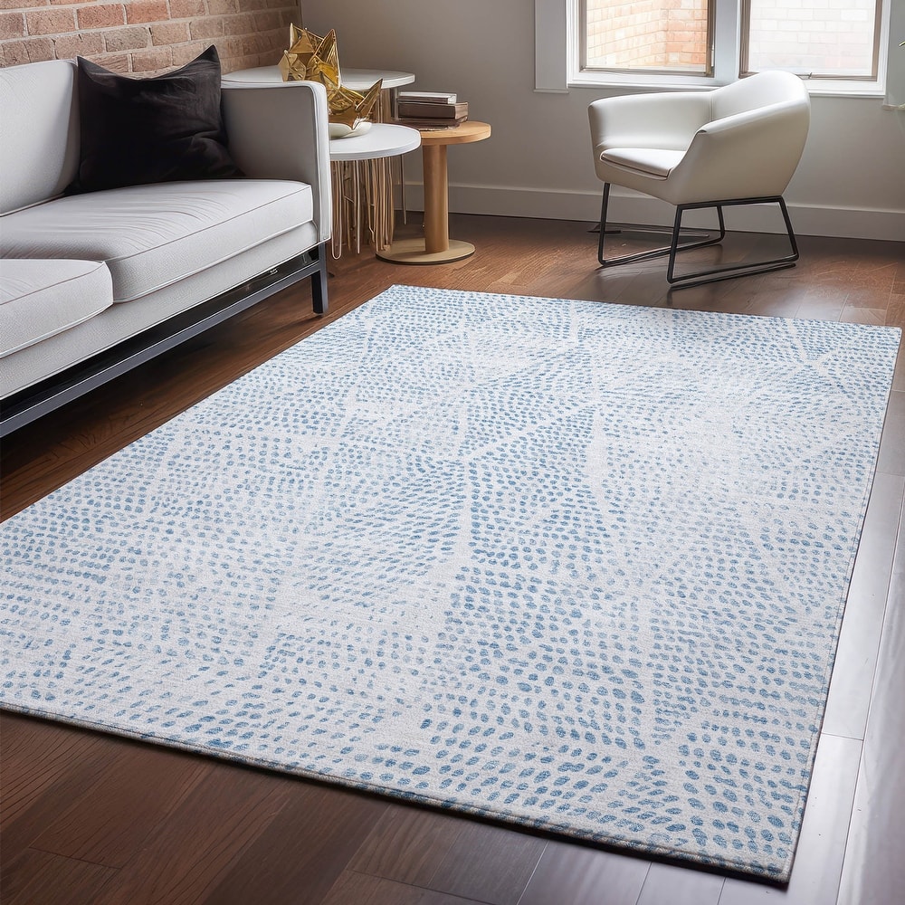 Premium Washable Super Soft Diamond Modern Mayfield Rug