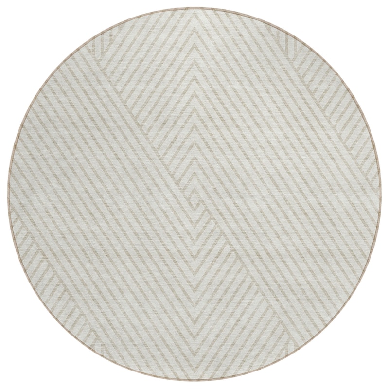 HomeRoots Geometric Transitional Rectangle Outdoor Rug