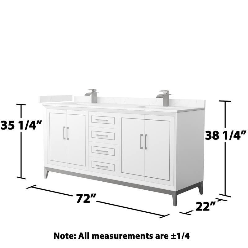 Wyndham Collection WCH515172D-VCA-UNSMXX Marlena 72" Free Standing
