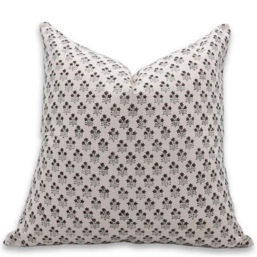 Fabdivine Cotton Outdoor Sofa Block print pillow Cover