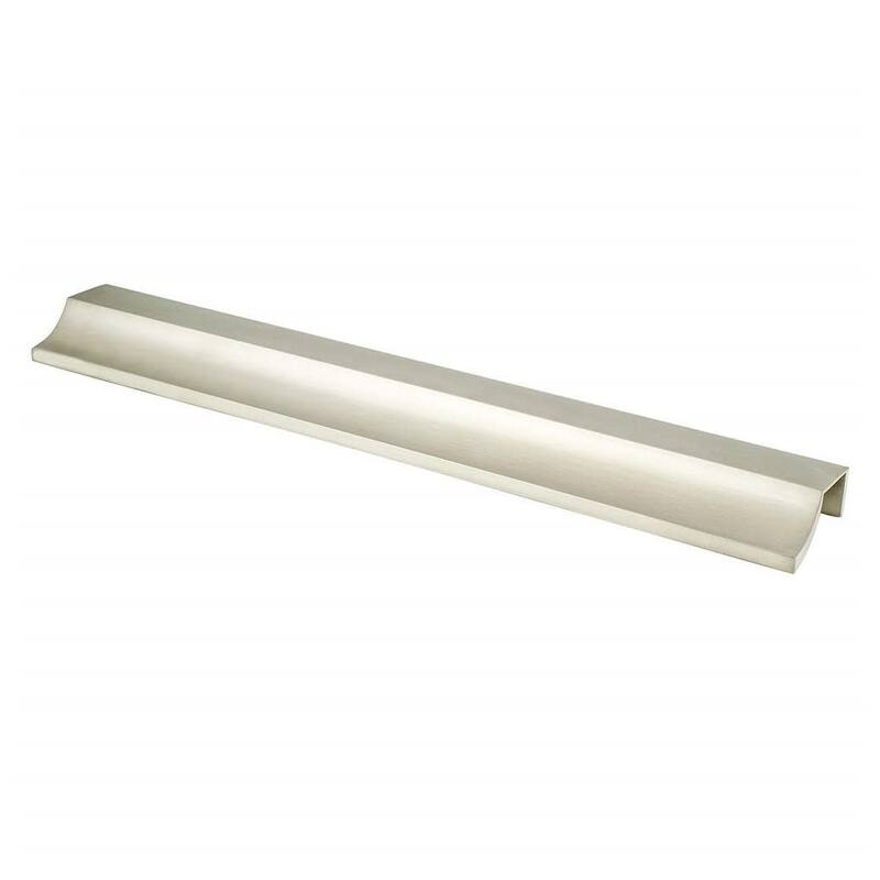 Berenson Scoop 12-5/8 Inch Long Finger Cabinet Pull from the Art Tech - Brushed Nickel