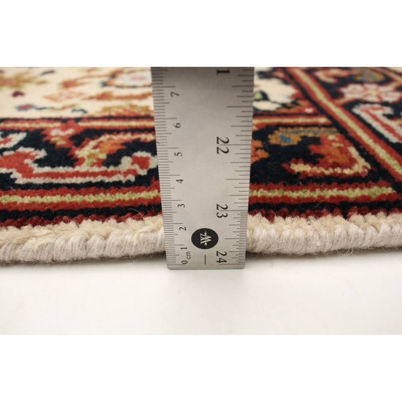 ECARPETGALLERY Hand-knotted Serapi Heritage Cream Wool Rug - 2'6 x 9'10