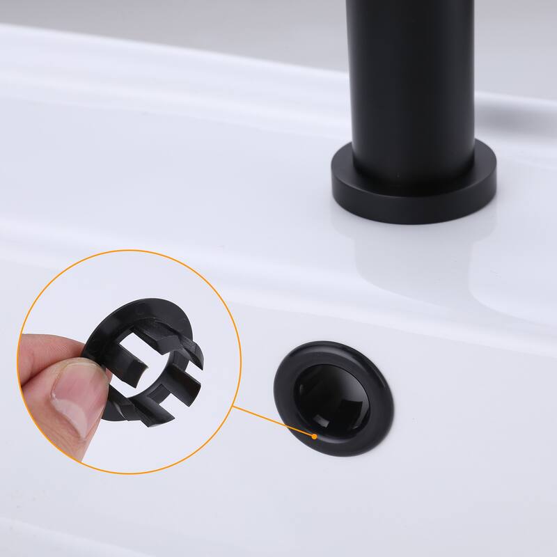 WOWOW 1.2 in. Sink Basin Trim Overflow Cover (6-Pack)