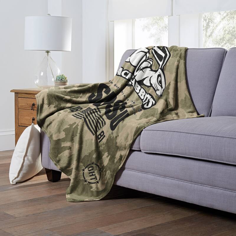 NCAA South Dakota State OHT Special Ops Silk Touch Throw Blanket