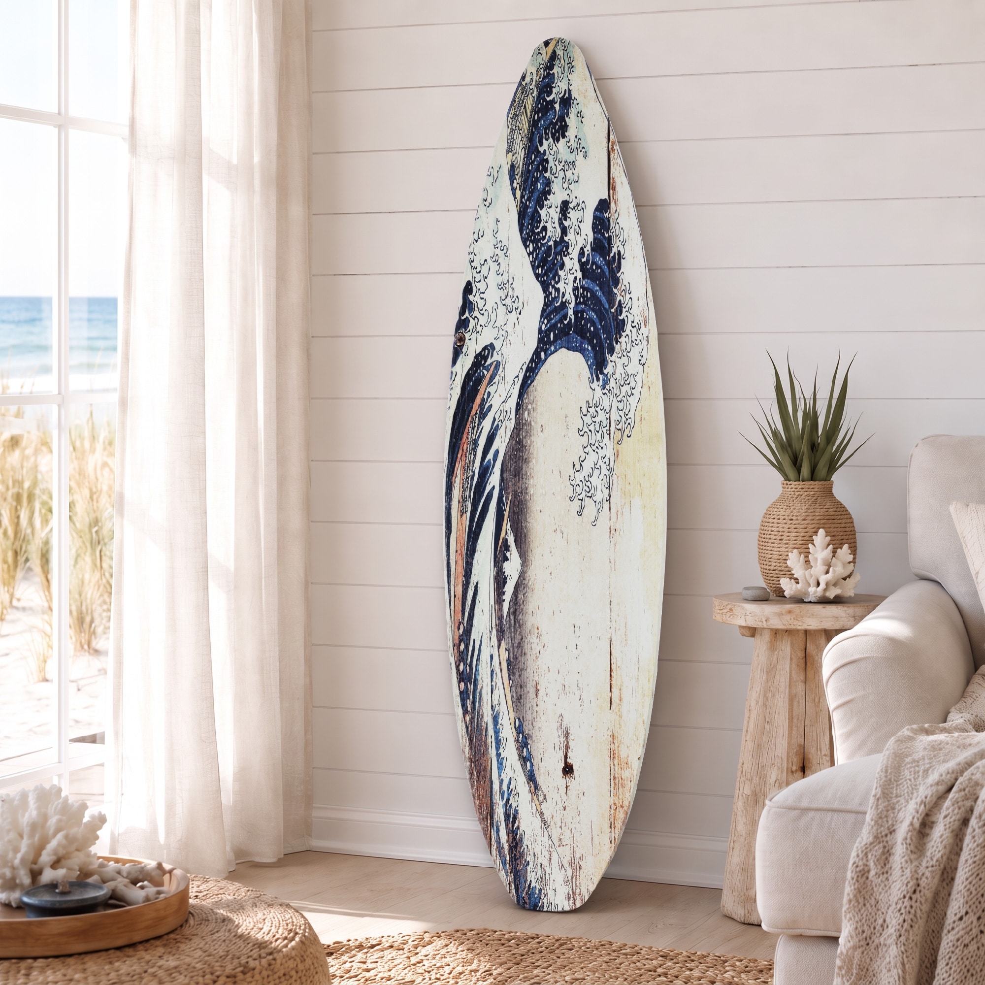 オーバーボードアート American-Art-Decor-Surfboard-