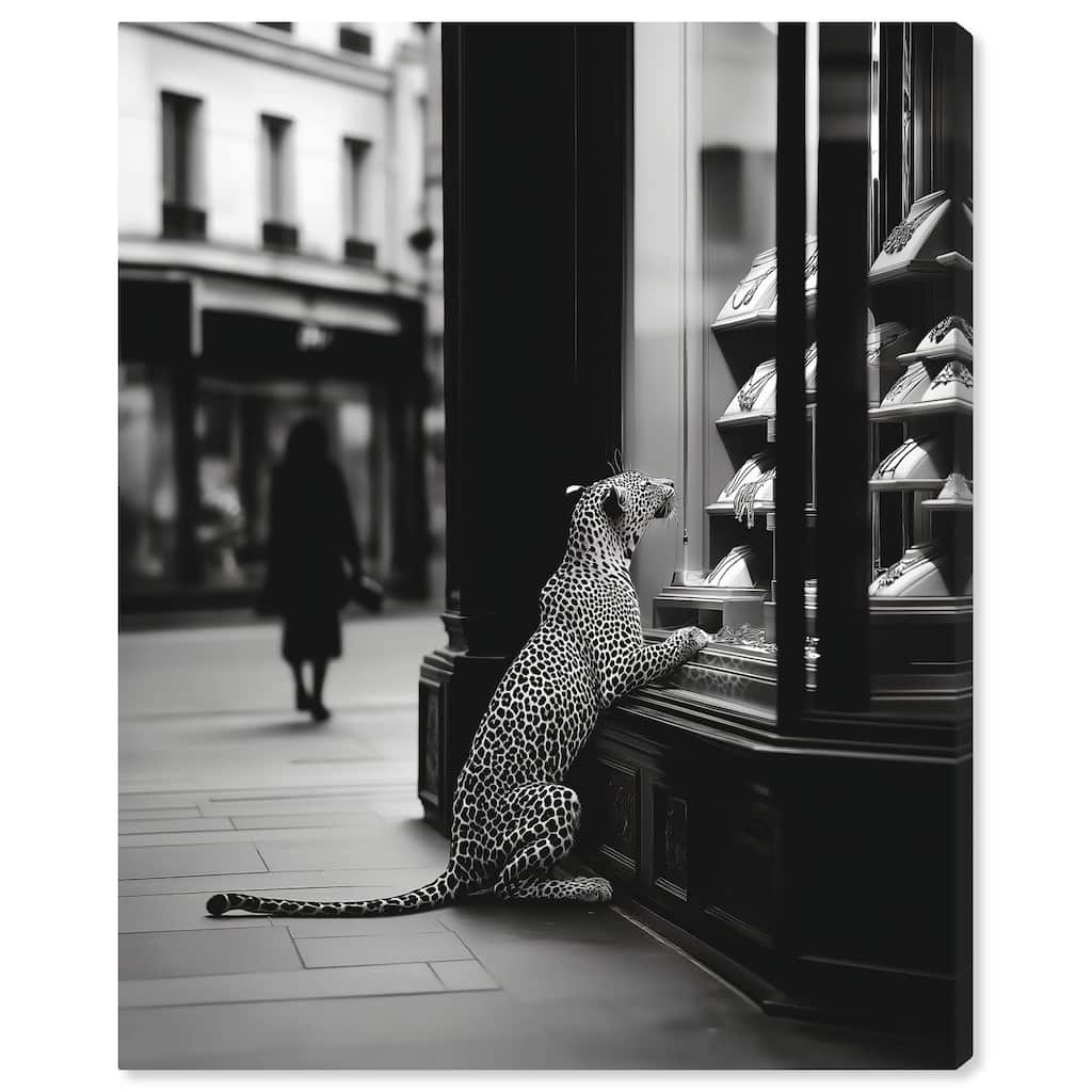 Jewels and Jaws Canvas by Art Remedy, Gallery Wrapped