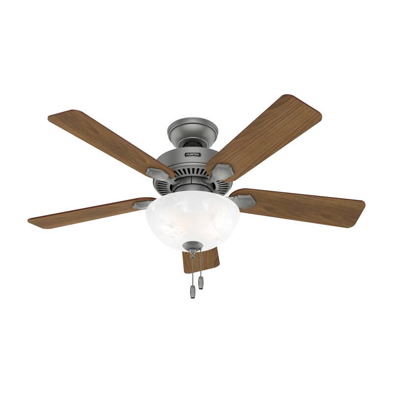Hunter 44" Swanson Ceiling Fan with LED Light Kit & Pull Chain - Casual Traditional - 4 Speed DC Motor - ENERGY STAR!