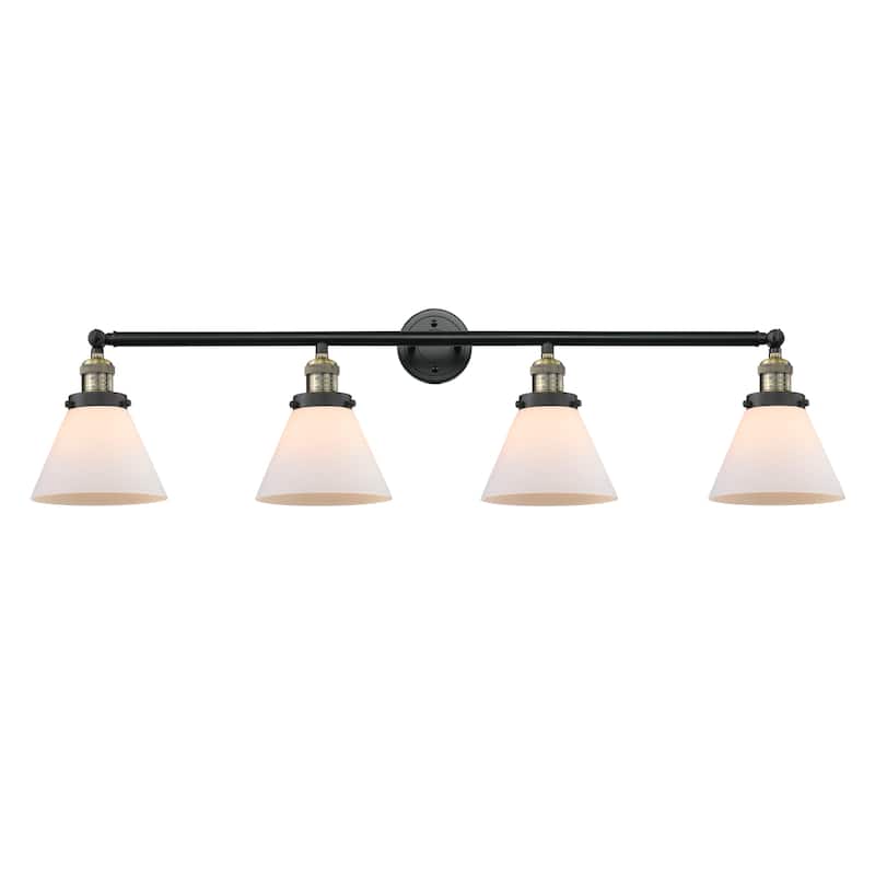 Innovations Lighting Large Cone 4 Light 44" Wide Bathroom Vanity Light