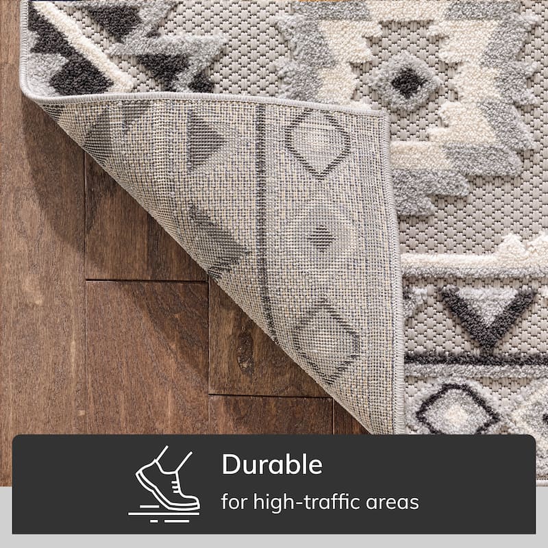 Well Woven Dorado Mamba Indoor Outdoor Southwestern Area Rug