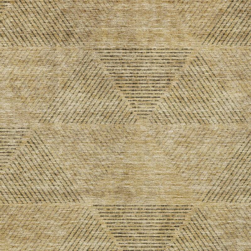 HomeRoots Geometric Transitional Rectangle Outdoor Rug