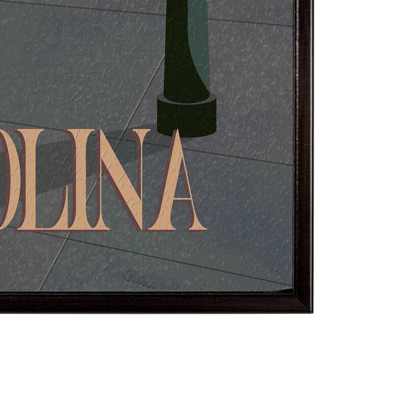 South Carolina Go USA by Mercana Studio a Hand Embellished Framed Art Print Series