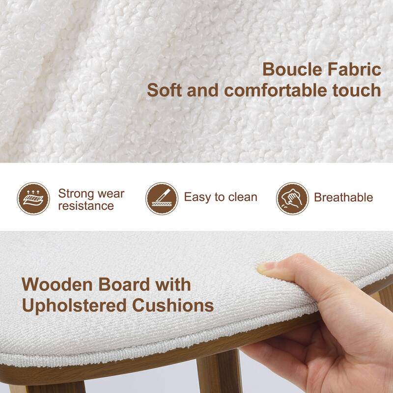 26-Inch Upholstered Counter/ Bar Stools Set of 2 or 3 - 35.1"H x 17.7"W x 19.5"D